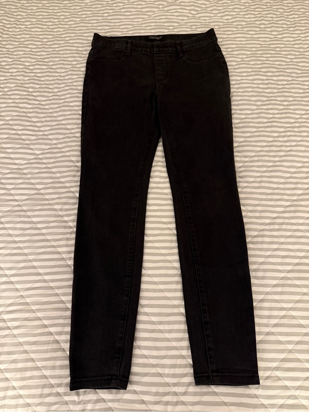 Judy Blue Black Button Fly Stretch Skinny Fit Jeans 7/28 Women’s Designer EUC